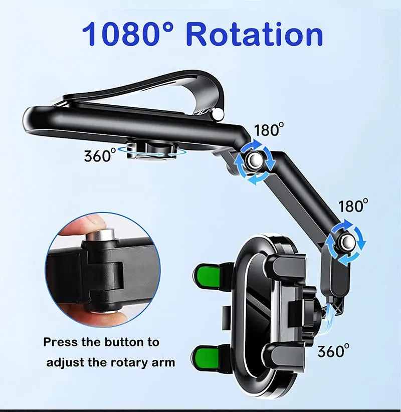 Car Phone Holder  Sun Visor  Navigation Car Support Bracket  Universal Direct View Car Multifunctional Phone Holder