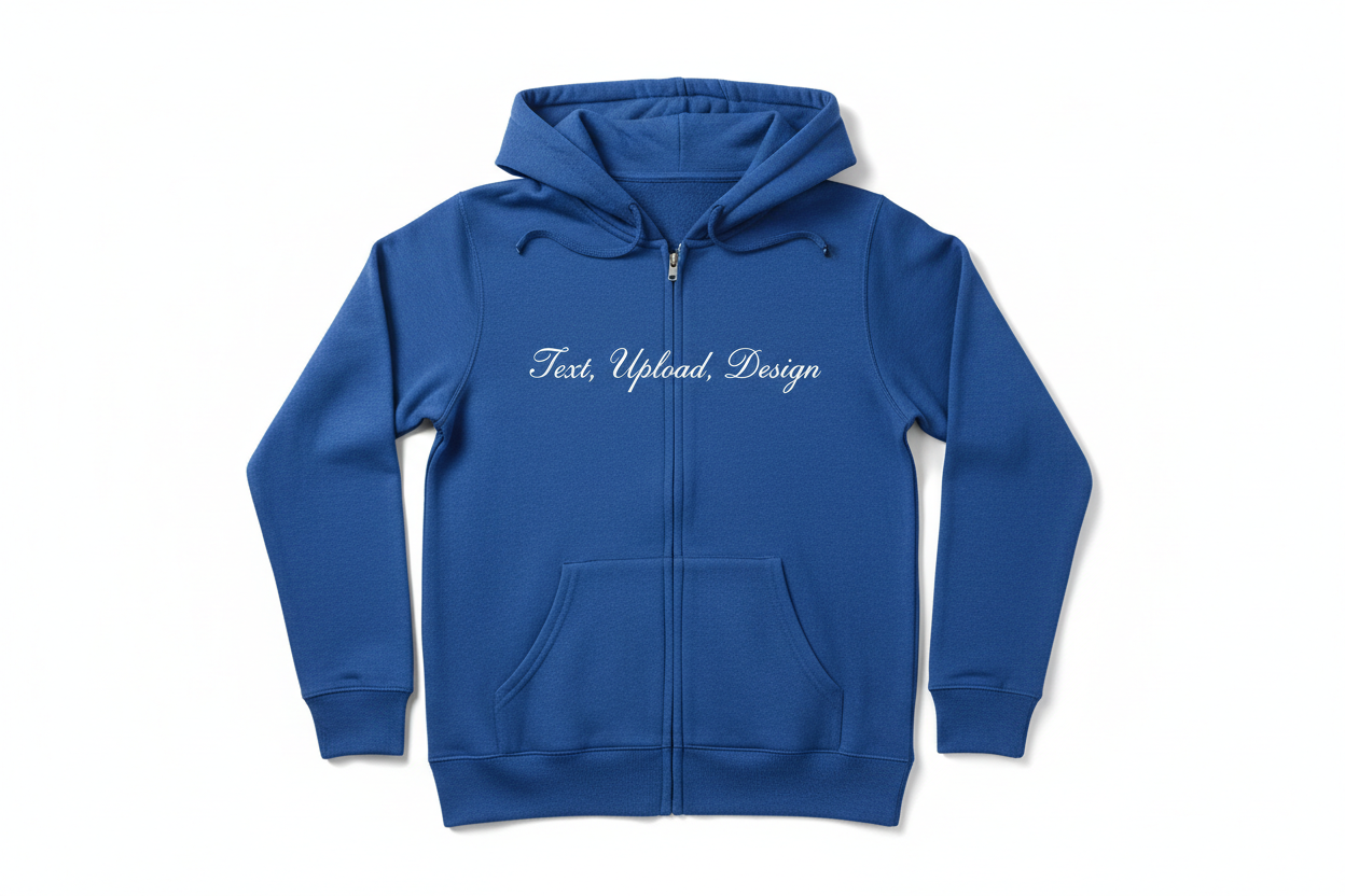 Custom DTF Women Zip Pullover